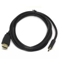 Кабель mini HDMI 19pin Male to HDMI 19 pin Male, 1.8m, V1.4, EmHDMI19-HDMI19