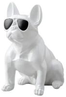 Манекен собаки AFELLOW "Французский бульдог", белый, 36х22х36,5см