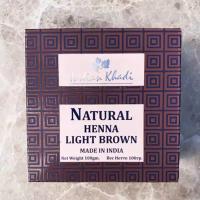 Хна для волос органическая (henna) Светло-коричневый Khadi Organic | Кади Органик 100г