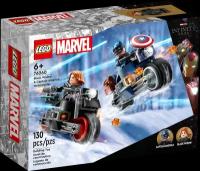 Конструктор LEGO Marvel 76260 Black Widow & Captain America Motorcycles, 130 дет