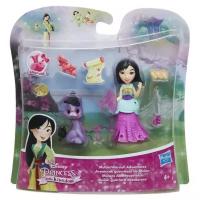 Кукла Hasbro Disney Princess Маленькое королевство Мулан, 7.5 см, E0236