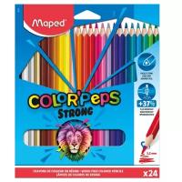 Maped Цветные карандаши Color Pep's Strong 24 цвета (862724), 24 шт