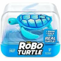 Интерактивная игрушка ZURU RoboAlive Robo Turtle плавающая черепаха (синяя)