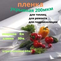 Пленка укрывная 200мкм -6*10м