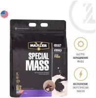 Гейнер Maxler Special Mass 6 lb (2640 гр.) + повышенное содержание протеина, креатин моногидрат и BCAA - Насыщенный шоколад