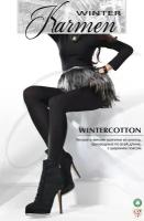 Колготки Karmen Wintercotton, 250 den, размер 2, черный