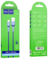 Кабель HOCO X65 Prime charging data cable for USB - Lightning 1M, 2.4А, blue