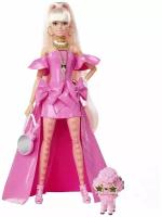 Кукла Barbie Экстра в розовом платье 57138441