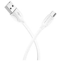 Кабель MicroUSB - USB Borofone BX19 Benefit white