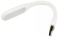 Фонарь UNIEL TLD-541 6ХLED USB- прорезиновый белый упак. Картон UNIEL