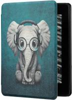 Чехол-книжка для Amazon Kindle PaperWhite 1/2/3 (2012/2013/2015) Elephant