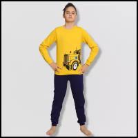 Пижама для мальчиков KOTTONI OK-006M желтый 164