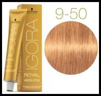 IGORA Royal крем-краска Absolutes, 9-50 блондин золотистый натуральный, 60 мл