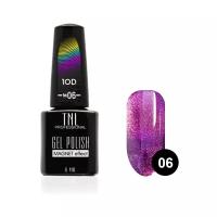 TNL Professional Гель-лак Magnet effect 10D, 6 мл, №06 - пурпурный гранат