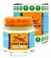 Тайский традиционный белый бальзам, Tiger Balm 19,4гр