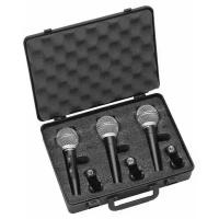 Samson R21S 3-pack, разъем: XLR 3 pin (M), черный, 3 шт