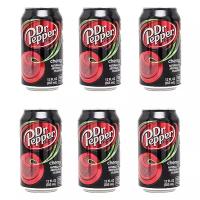 Газированный напиток Dr. Pepper Cherry, США (6 шт. по 355 г)