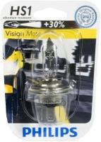 Лампа Галогенная Для Мототехники Hs1 12V 35/35W Px43t Vision Moto (На 30% Больше Света На Дороге) Philips арт. 12636BW