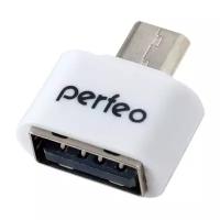 Переходник Perfeo USB with OTG (PF-VI-O003 White) белый