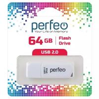 USB флешка Perfeo USB 64GB C10 White