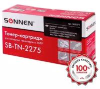 Картридж лазерный Sonnen SB-TN2275 для BROTHER HL-2240R/2240DR/2250DNR, ресурс 2600 страниц