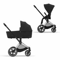 Cybex Priam IV Коляска 2 в 1, шасси IV Chrome Black/Sepia Black