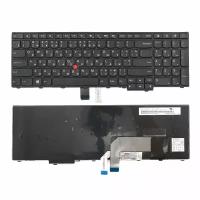 Клавиатура для ноутбука Lenovo Edge E531, E540, T550, T560 черная с рамкой, со стиком