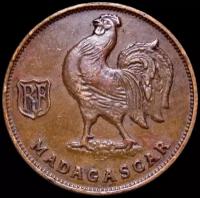 1 франк 1943 Мадагаскар Петух