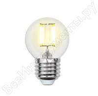 Лампа светодиодная диммируемая форма шар UL-00002871 LED-G45-5W/NW/E27/CL/DIM GLA01TR