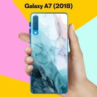 Силиконовый чехол на Samsung Galaxy A7 (2018) Акварель / для Самсунг Галакси А7 2018