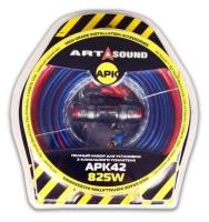 ART Sound Accessories APK42 установочный набор 4 AWG 2-кан усилитель до 825 Ватт CCA