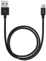 Кабель Deppa USB-microUSB, 1.2м, черный