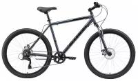 Велосипед Stark Respect 26.1 D Microshift (2021) 20" черный/черный