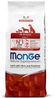 Monge Dog Speciality для собак всех пород ягненок с рисом и картофелем 12 кг