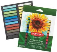 Набор сухой пастели Derwent Academy Soft Pastels 24шт