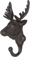 Настенный однорожковый крючок-вешалка Metal Coat Hook Elk