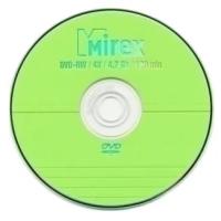 Перезаписываемый оптический диск (Болванка) Mirex DVD минус RW объемом 4.7GB 1шт