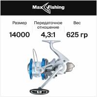 Катушка для рыбалки Shimano Speedmaster 14000 XTC, безынерционная, для спиннинга, на карпа, леща