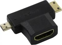 Переходник B&P HDMI F -> miniHDMI M + microHDMI M