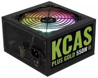 Блок питания 550W Aerocool KCAS PLUS GOLD 550W (ATX v2.4, APFC, Fan ARGB 120mm, 80+ Gold, Retail) (4710562759198)