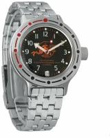 Мужские наручные часы Восток Амфибия 420380-steel71, сталь 710