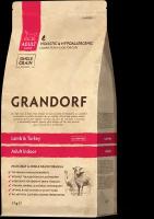 Grandorf Indoor Adult Lamb&Turkey Single Grain Сухой корм для домашних кошек с нормальной активностью, Ягненок и Индейка 2кг