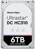 Жесткий диск HDD HGST HUS726T6TAL5204 Ultrastar HC300 0B36047/SAS 3.0/6 TB 7200об/мин/Скорость чтения 1200МБайт/с Скорость записи