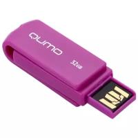 Флешка Qumo Twist 32 ГБ, 1 шт., фиолетовый