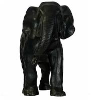 Антикварная кабинетная скульптура слон, 1960-х годов выпуска. Редкость. Каслинское литье
