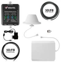 Комплект Vegatel VT - 1800-kit (офис, LED) усилитель сигнала 2G DCS (GSM) 1800МГц и 4G LTE 1800МГц