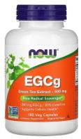 NOW Foods, EGCg, экстракт зеленого чая, 400 мг, 180 растительных капсул