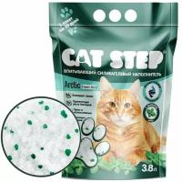 Cat Step наполнитель для кошек силикагелевый, Fresh Mint, 3,8 л