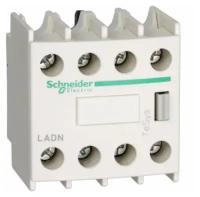 Блок дополнительных контактов 4НО Schneider Electric, LADN40