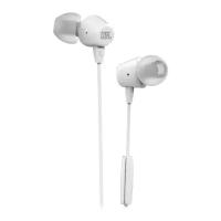 Наушники JBL C50HI, mini jack 3.5 mm, white